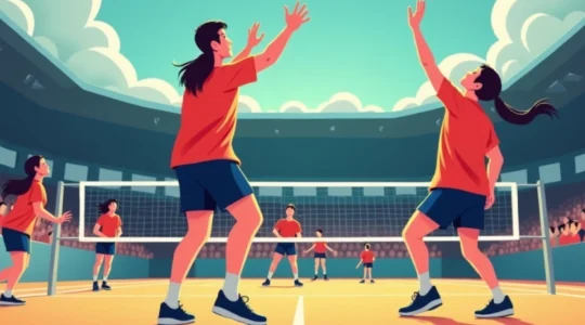 volleyball serve