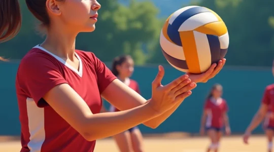Competitive volleyball